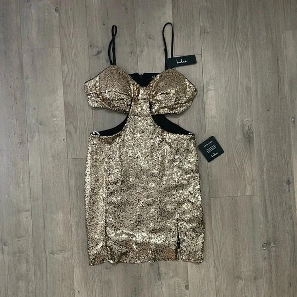 green emerald velvet dress Nightscape Sequin Cut-Out Midi Dress – kalisa main image 0